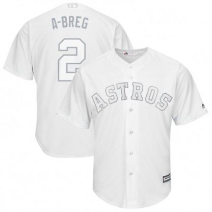 Houston Astros #2 Alex Bregman White "A-Breg" Players Weekend Cool Base Stitched MLB Jersey