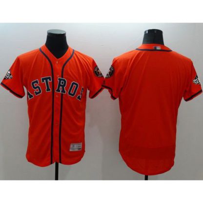 Houston Astros Blank Orange Flexbase Authentic Collection 2019 World Series Bound Stitched MLB Jersey