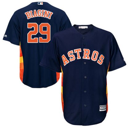 Houston Astros #29 Joe Biagini Navy Blue New Cool Base Stitched MLB Jersey