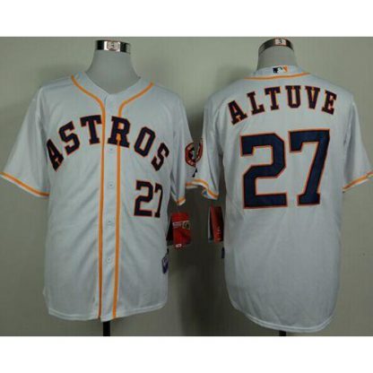 Houston Astros #27 Jose Altuve White Cool Base Stitched MLB Jersey