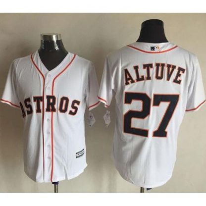 Houston Astros #27 Jose Altuve White New Cool Base Stitched MLB Jersey