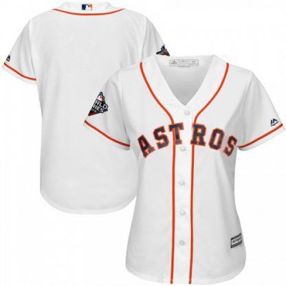 Houston Astros Blank White Women's 2019 World Series Bound Cool Base Stitched MLB Jersey