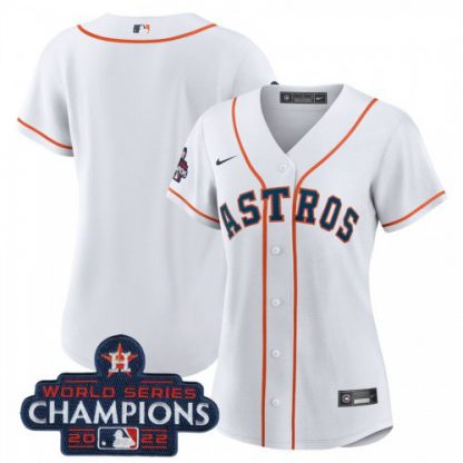 Houston Houston Astros Blank White 2022 World Series Champions Cool Base Stitched Men's Nike MLB Jersey