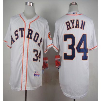 Houston Astros #34 Nolan Ryan White Cool Base Stitched MLB Jersey