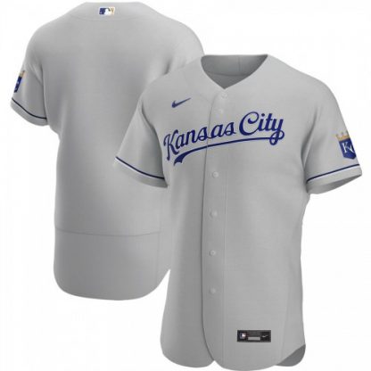 Kansas City Kansas City Royals Men's Nike Gray Road 2020 Authentic MLB Jersey