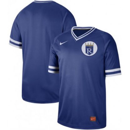 Nike Kansas City Royals Blank Royal Authentic Cooperstown Collection Stitched MLB Jersey