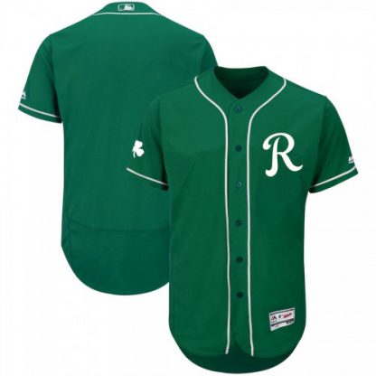 Kansas City Kansas City Royals Majestic St. Patrick's Day Flex Base Authentic Collection Celtic Team Jersey Green