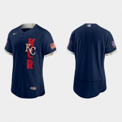 Kansas City Kansas City Royals 2021 Mlb All Star Game Authentic Navy Jersey