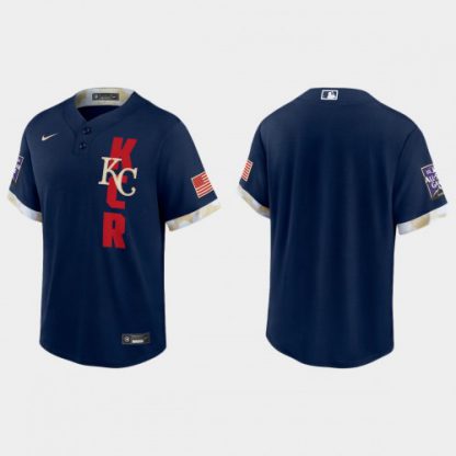 Kansas City Kansas City Royals 2021 Mlb All Star Game Fan's Version Navy Jersey