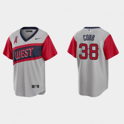 Los Angeles Los Angeles Angels #38 Alex Cobb Men's Nike Gray 2021 Little League Classic Game MLB Jersey
