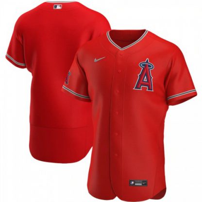Los Angeles Los Angeles Angels Nike Red Alternate 2020 Authentic Team Logo Jersey