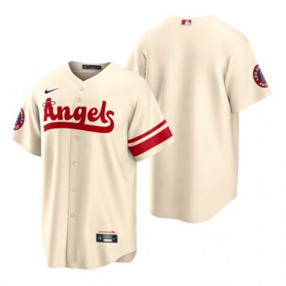 Los Angeles Los Angeles Angels Blank Cream Men's MLB Nike 2022 City Connect Game Jersey