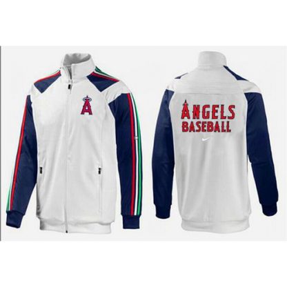 MLB Los Angeles Los Angeles Angels Zip Jacket White_1
