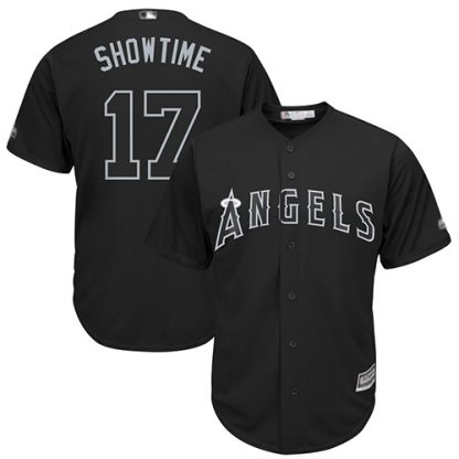 Los Angeles Angels of Anaheim #17 Shohei Ohtani Black "Showtime" Players Weekend Cool Base Stitched MLB Jersey