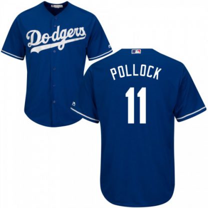 Los Angeles Los Angeles Dodgers #11 A.J. Pollock Blue Cool Base Stitched MLB Jersey
