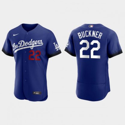 Los Angeles Los Angeles Dodgers #22 Bill Buckner Nike Men's 2021 City Connect Authentic MLB Jersey Royal