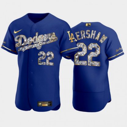 Los Angeles Los Angeles Dodgers #22 Clayton Kershaw Men's Nike Diamond Edition MLB Jersey - Royal