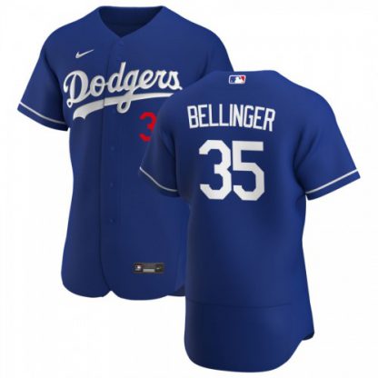 Los Angeles Los Angeles Dodgers #35 Cody Bellinger Men's Nike Royal Alternate 2020 Authentic Player MLB Jersey