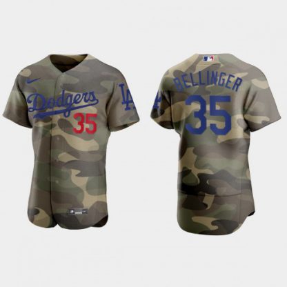 Los Angeles Los Angeles Dodgers #35 Cody Bellinger Men's Nike 2021 Armed Forces Day Authentic MLB Jersey -Camo