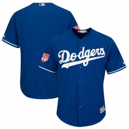 Los Angeles Dodgers Blank Royal 2019 Spring Training Cool Base Stitched MLB Jersey
