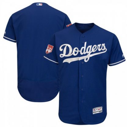 Los Angeles Dodgers Blank Royal 2019 Spring Training Flex Base Stitched MLB Jersey