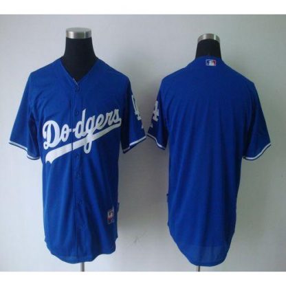 Los Angeles Dodgers Blank Blue Cool Base Stitched MLB Jersey