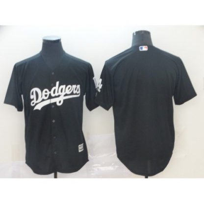 Los Angeles Los Angeles Dodgers Blank Turn Back the Clock Jersey Black