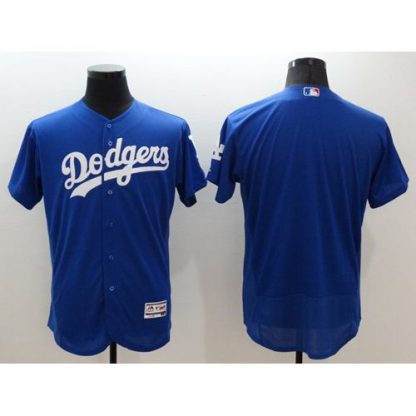 Los Angeles Dodgers Blank Blue Flexbase Authentic Collection Stitched MLB Jersey