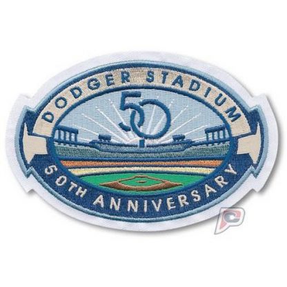 Stitched 2012 Los Angeles Dodgers Stadium 50th Anniversary Jersey Patch