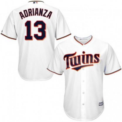 Minnesota Twins #13 Ehire Adrianza White Cool Base Stitched Youth MLB Jersey