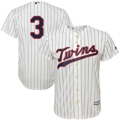 Minnesota Twins #3 Harmon Killebrew Cream Strip Cool Base Stitched Youth MLB Jersey