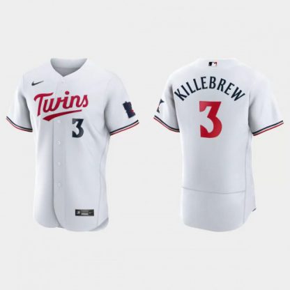 Minnesota Minnesota Twins #3 Harmon Killebrew Men's Nike 2023 Authentic Jersey - White