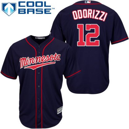 Minnesota Twins #12 Jake Odorizzi Navy Blue Cool Base Stitched MLB Jersey