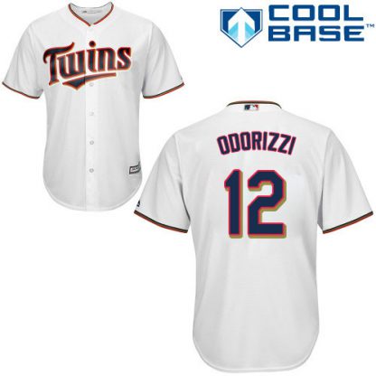 Minnesota Twins #12 Jake Odorizzi White Cool Base Stitched MLB Jersey