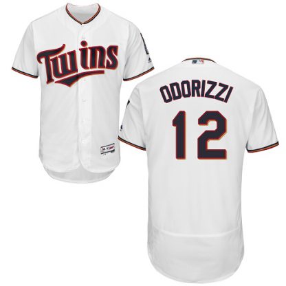 Minnesota Twins #12 Jake Odorizzi White Flexbase Authentic Collection Stitched MLB Jersey