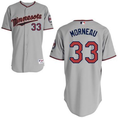 Minnesota Twins #33 Justin Morneau Grey Stitched Youth MLB Jersey