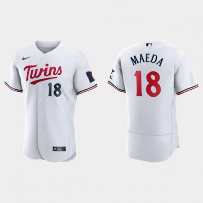 Minnesota Minnesota Twins #18 Kenta Maeda Men's Nike 2023 Authentic Jersey - White