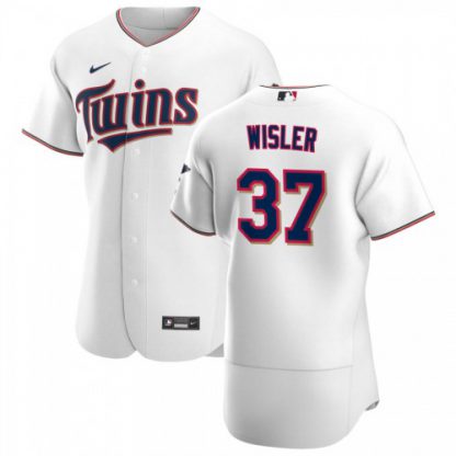 Minnesota Minnesota Twins #37 Matt Wisler Men's Nike White Home 2020 Authentic Player MLB Jersey