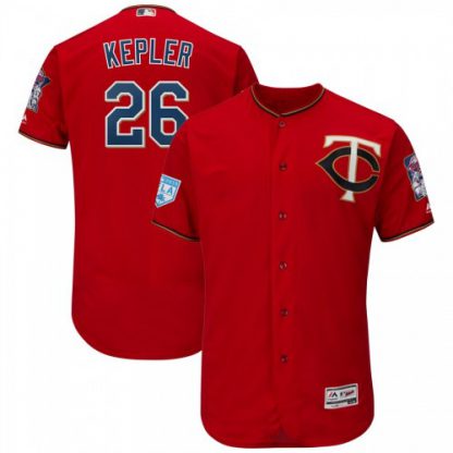 Minnesota Twins #26 Max Kepler Red 2019 Spring Training Flex Base Stitched MLB Jersey