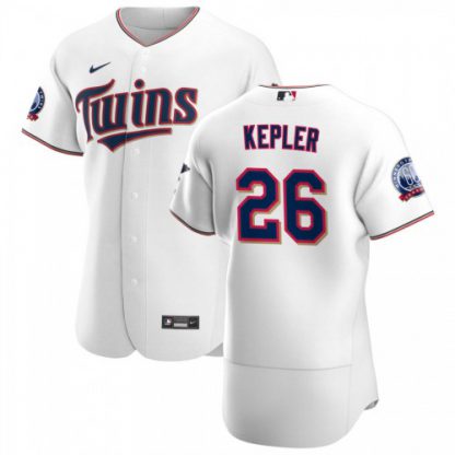 Minnesota Minnesota Twins #26 Max Kepler Men's Nike White Home 2020 60th Season Authentic Team MLB Jersey