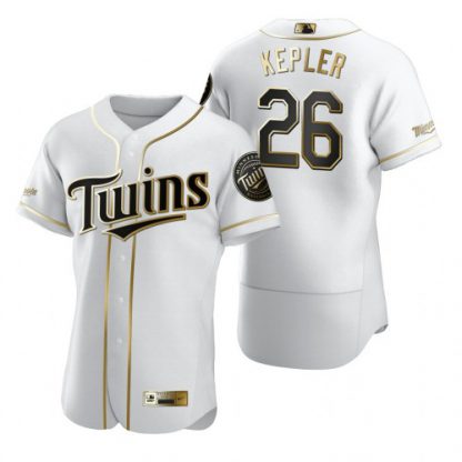 Minnesota Minnesota Twins #26 Max Kepler White Nike Men's Authentic Golden Edition MLB Jersey