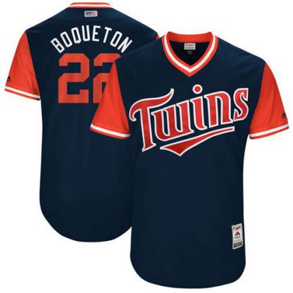Minnesota Twins #22 Miguel Sano Navy "Boqueton" Players Weekend Authentic Stitched MLB Jersey