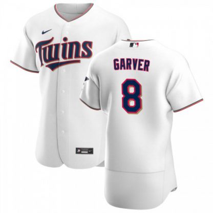 Minnesota Minnesota Twins #8 Mitch Garver Men's Nike White Home 2020 Authentic Player MLB Jersey