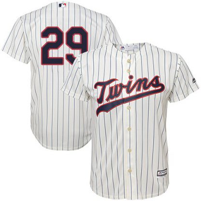 Minnesota Twins #29 Rod Carew Cream Strip Cool Base Stitched Youth MLB Jersey