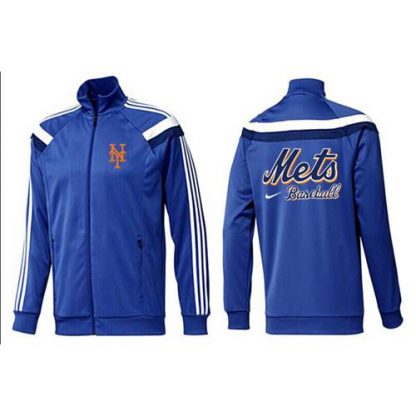 MLB New York New York Mets Zip Jacket Blue_2