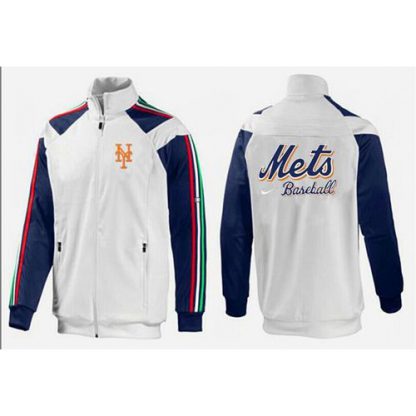 MLB New York New York Mets Zip Jacket White_1
