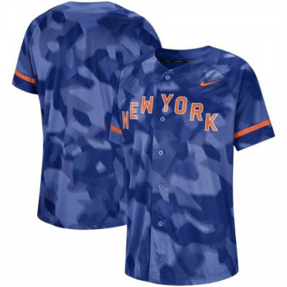 New York New York Mets Nike Camo Jersey Royal