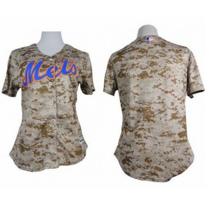 New York Mets Blank Camo Women's Fashion Stitched MLB Jersey