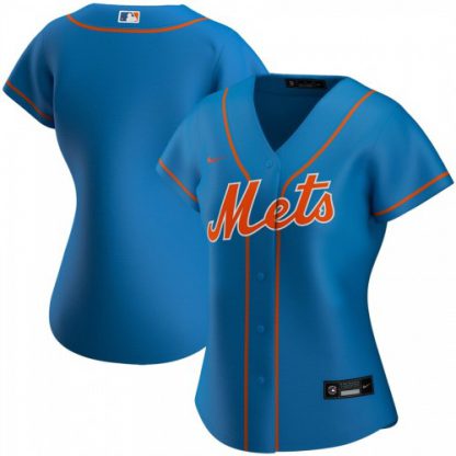 New York New York Mets Nike Women's Alternate 2020 MLB Team Jersey Royal
