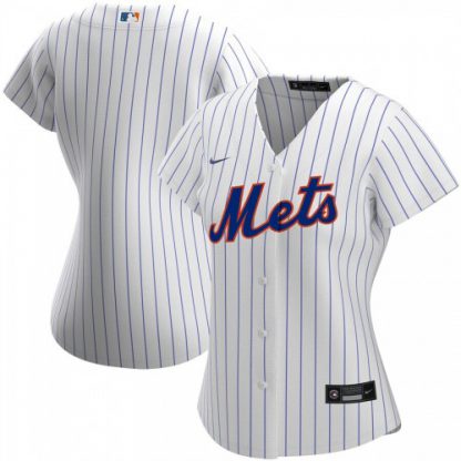 New York New York Mets Nike Women's Home 2020 MLB Team Jersey White